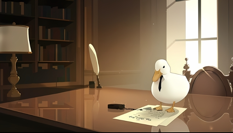 nền con vịt ngầu đẹp cho laptop