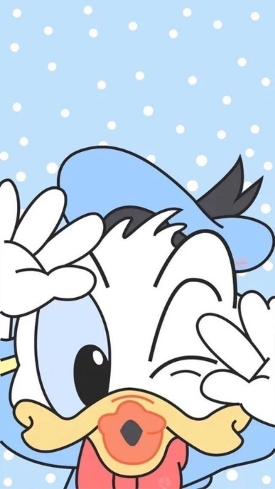 hình nền con vịt donald dễ thương cho điện thoại