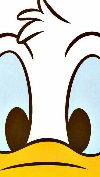 hình con vịt donald hài hước làm nền mobile