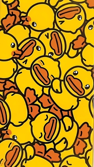 nền con vịt vàng cute 4K rõ nét