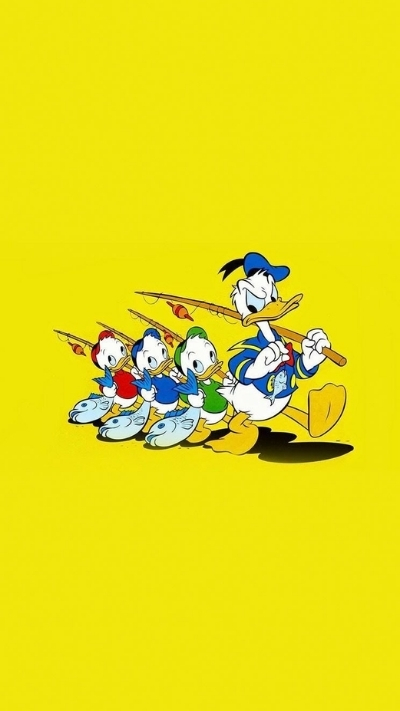 hình nền vịt donald đáng yêu cho smartphone