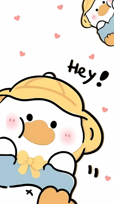 ảnh nền vịt trắng dễ thương rõ nét