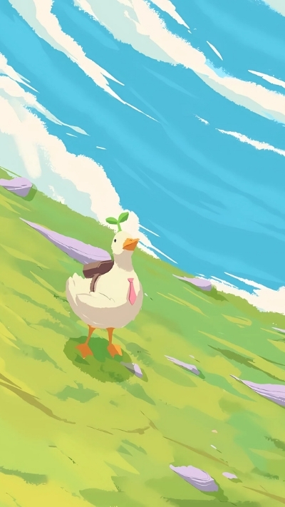 ảnh con vịt trắng đẹp 4K sắc nét