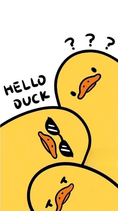 hình nền vịt vàng đáng yêu cho smartphone