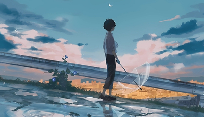 Hình nền anime nam cool ngầu thời thượng