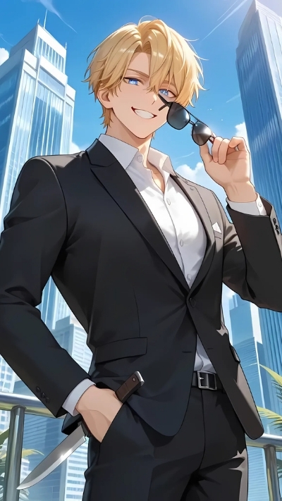 Ảnh anime nam đẹp trai mạnh mẽ cá tính