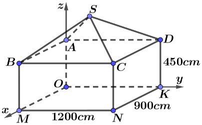 A diagram of a triangle with lines and points

Description automatically generated