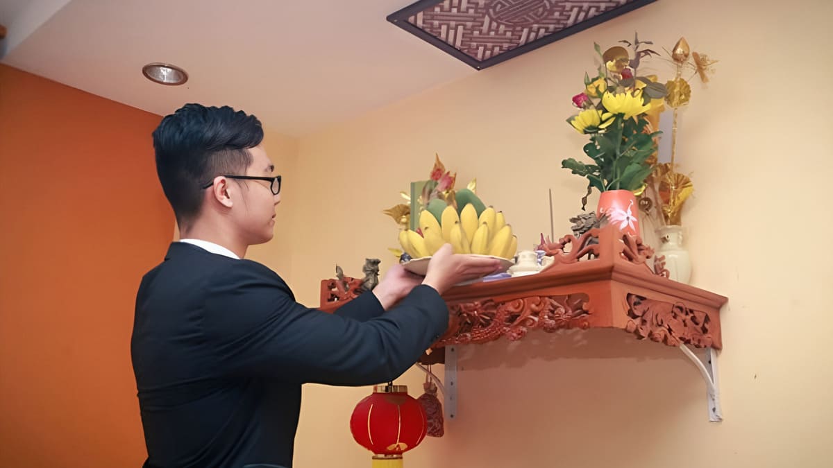 Cách lập bàn thờ cùng ông Táo - văn khấn rước ông táo