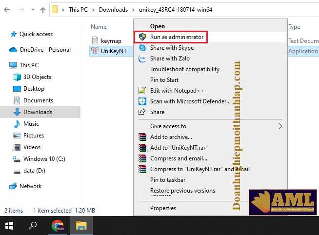 Sửa lỗi không gõ được Tiếng Việt có dấu trong HTKK