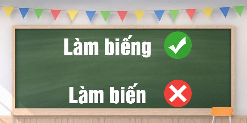 Làm biếng hay làm biến