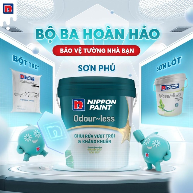 sơn tường bị loang màu 2