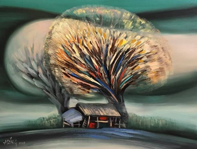 Tranh của Hoàng A Sáng.