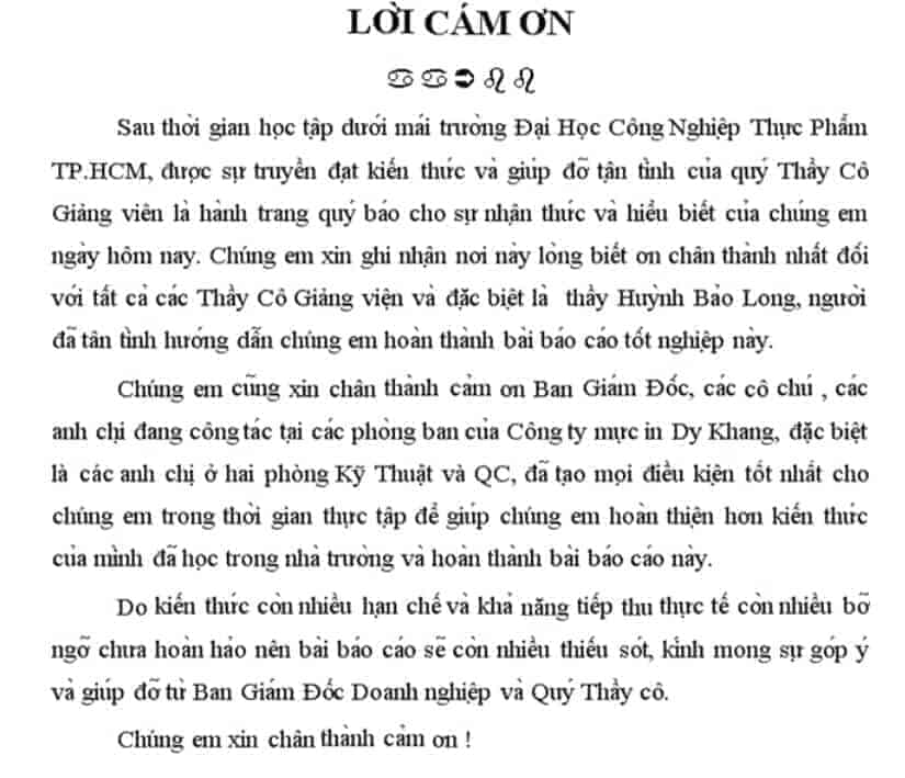 loi cam on thuc tap 1