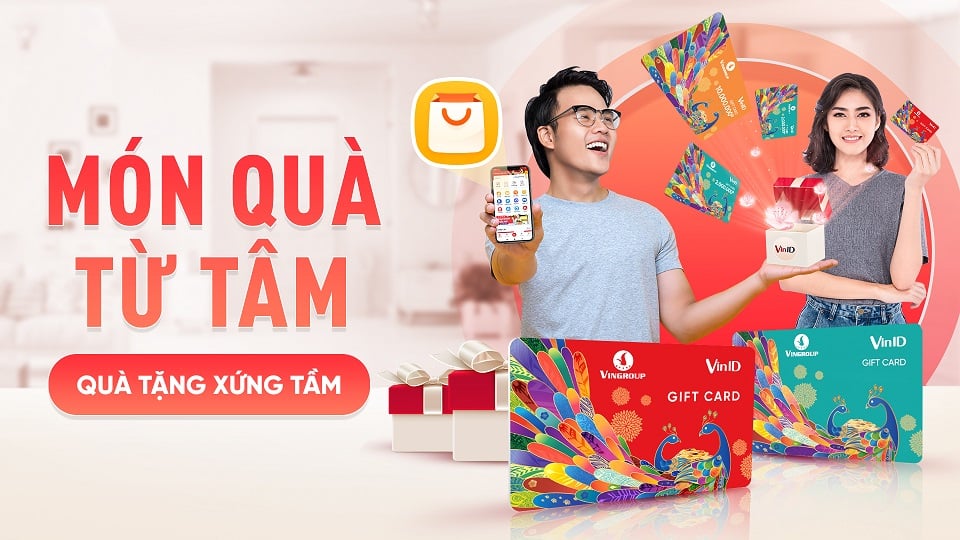 VinID Gift Card món quà từ tâm
