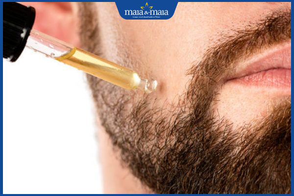 dùng tinh dầu dưỡng râu
