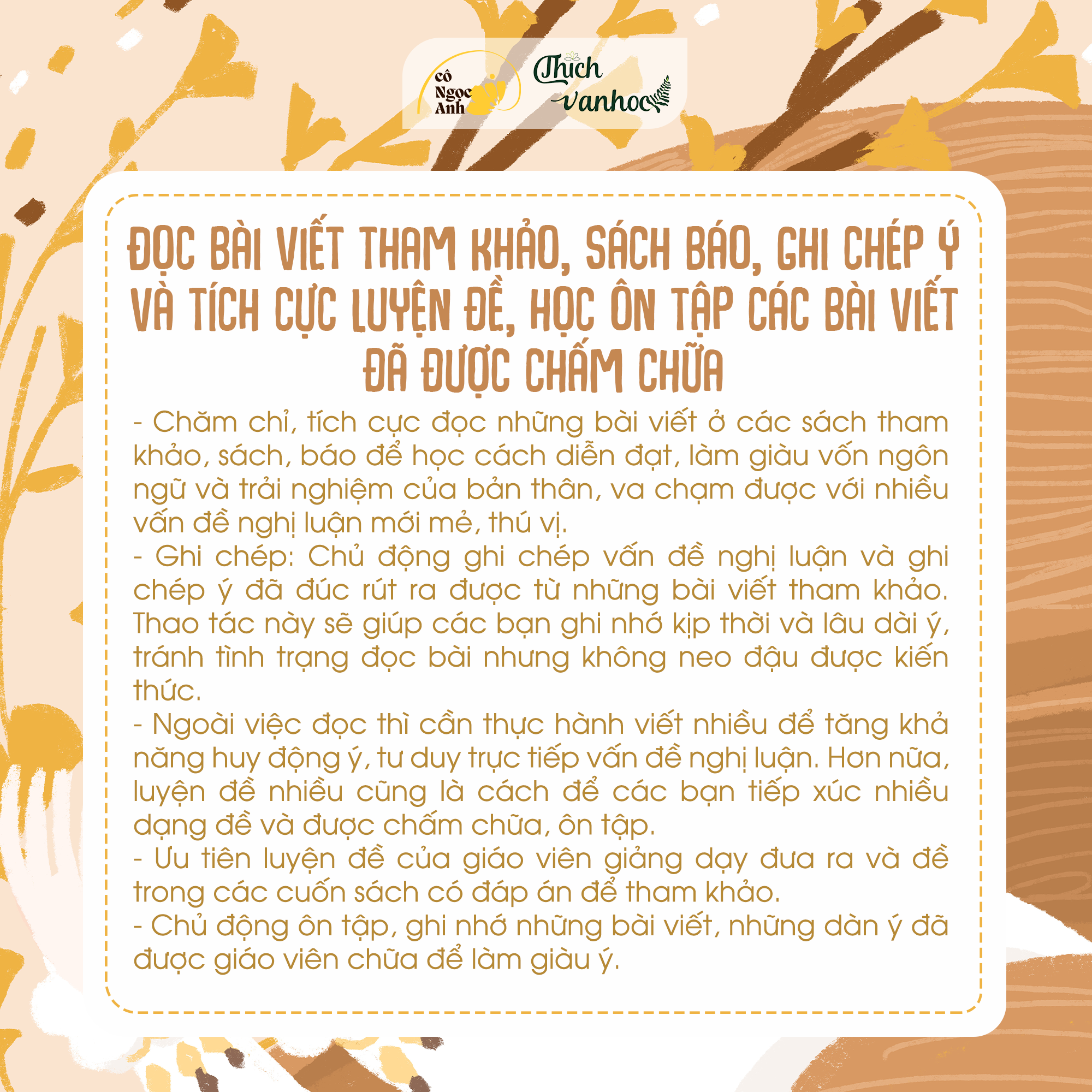 Đọc bài viết tham khảo, sách báo