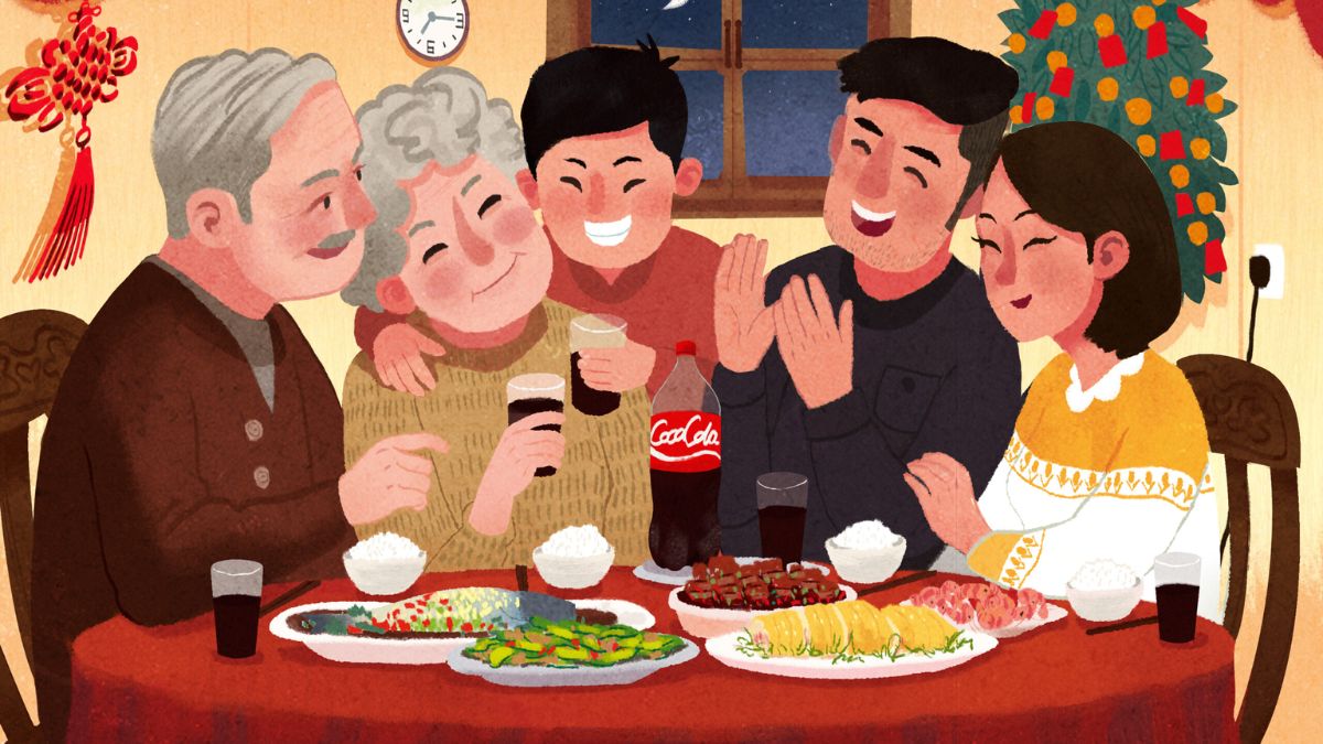 Bài thơ Gia đình quây quần đầy cảm xúc