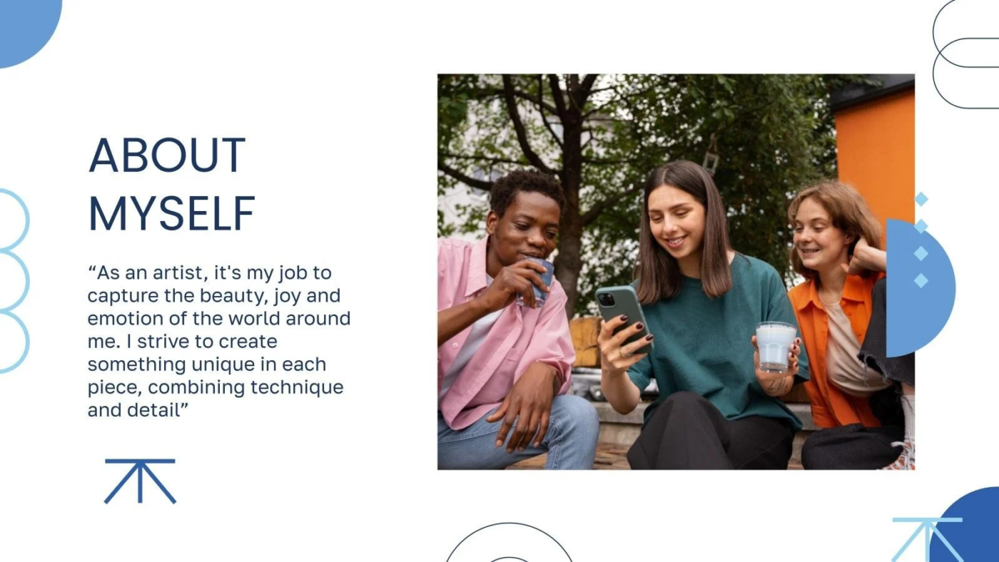 Mẫu giới thiệu về bản thân của SlidesGo