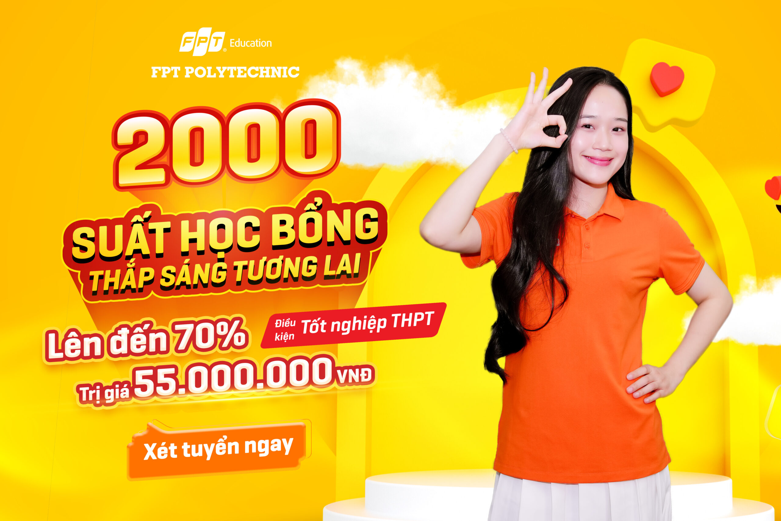 2000 suất học bổng thắp sáng tương lai