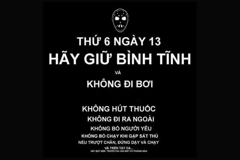 thứ 6 ngày 13