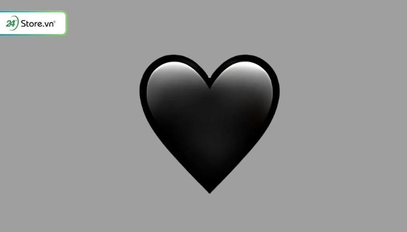 ý nghĩa trái tim màu đen