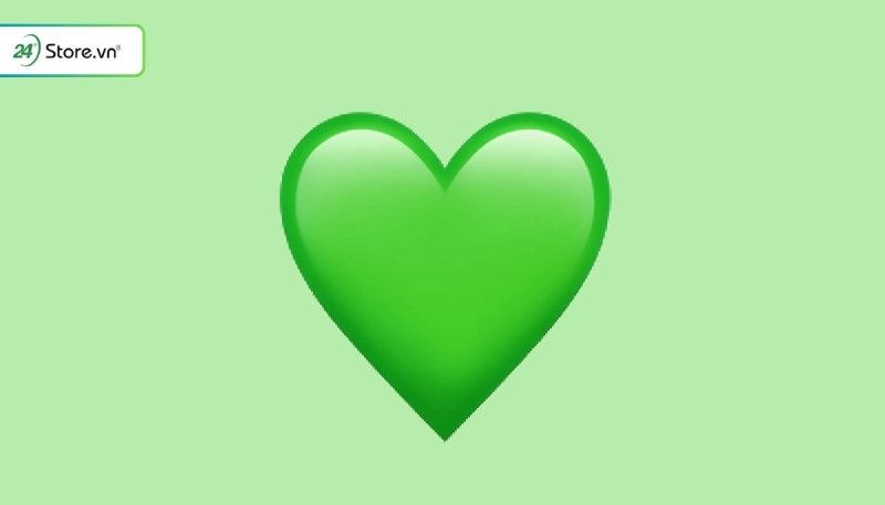 ý nghĩa trái tim màu xanh lá