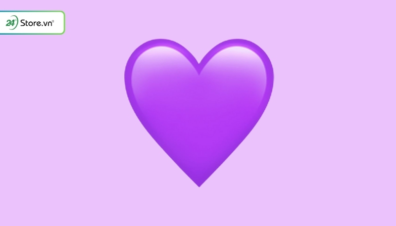 trái tim màu tím có ý nghĩa gì