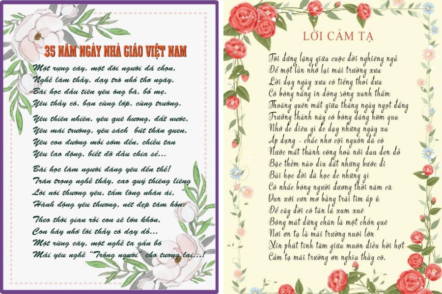 Bạn có thể thiết kế những cánh hoa thành một khung viền bên ngoài để trang trí báo tường trên giấy a4 20 11.