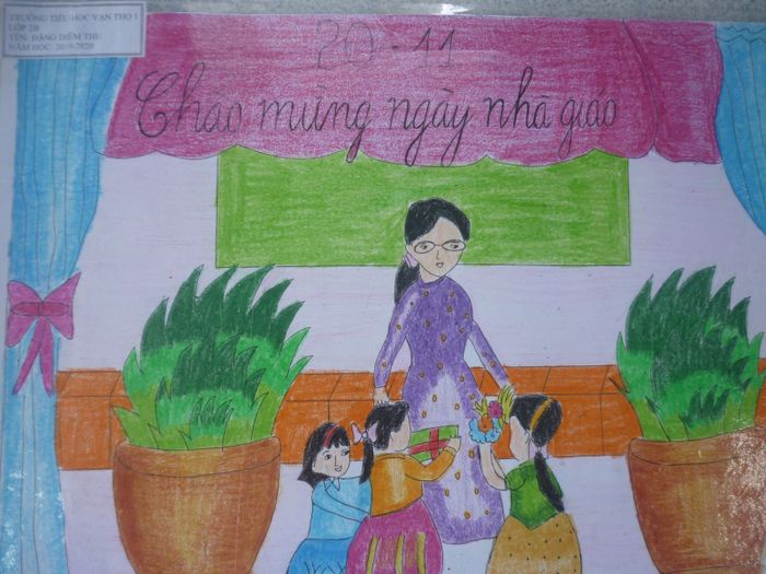 tranh ve mai truong 13