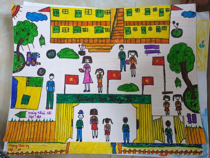 tranh ve mai truong 23