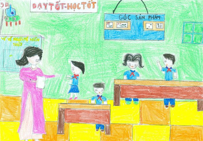 tranh ve mai truong 36