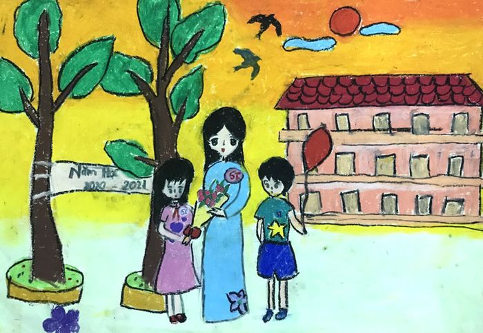 tranh ve mai truong 37