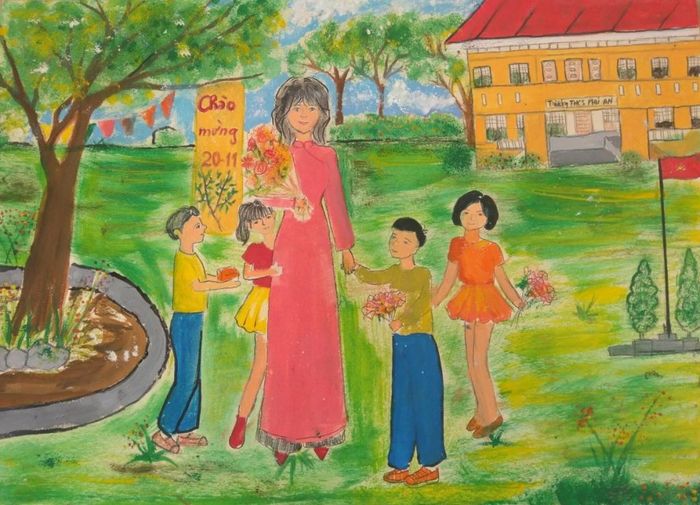 tranh ve mai truong 42