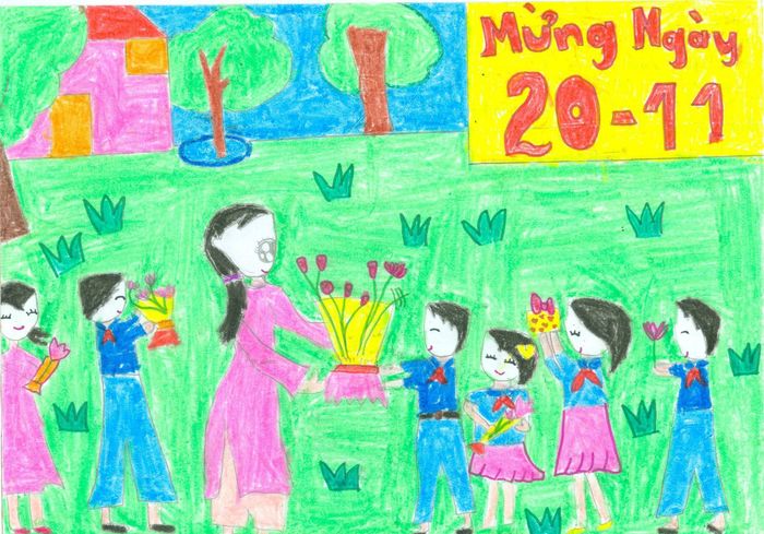 tranh ve mai truong 43