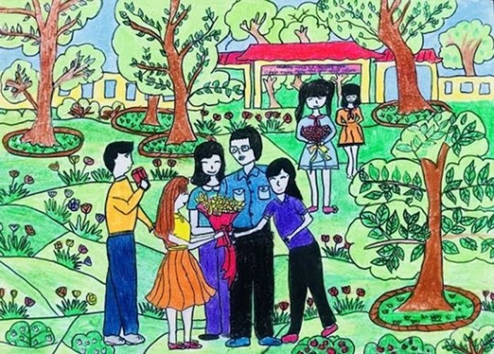 tranh ve mai truong 46