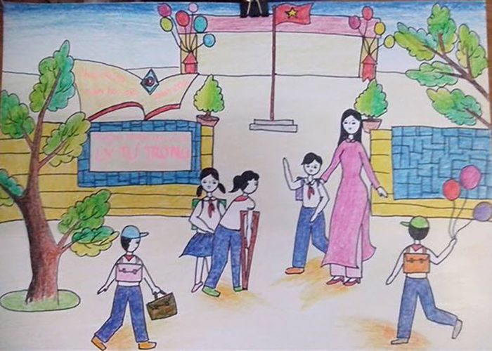 tranh ve mai truong 49