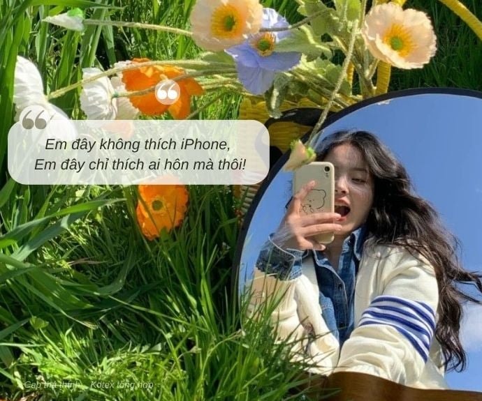 599 Cap thả thính, STT đáng yêu, ngầu sang chảnh khiến crush đổ gục - Kotex