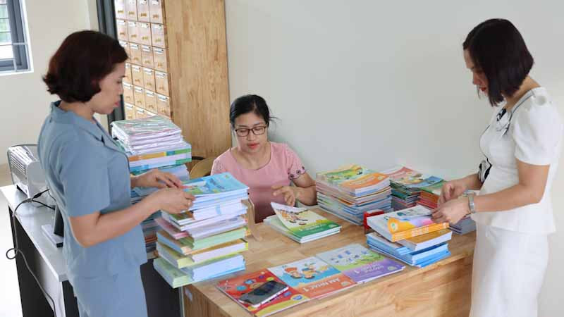 Trường tiểu học Đa Tốn (huyện Gia Lâm) đã được giảm tải về chỗ học từ năm học 2024-2025.