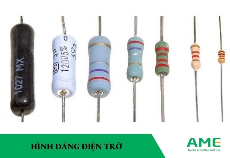 hình dáng điện trở trong thực tế