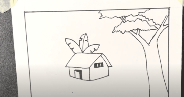 Vẽ tàu lá chuối