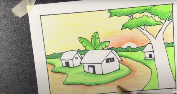 Tô màu con đường