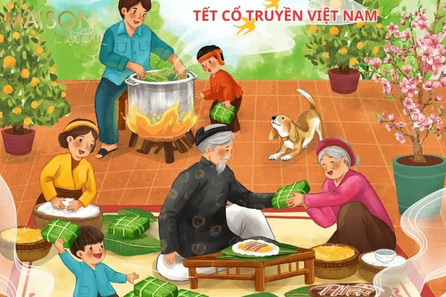 Những đoạn văn ngắn về ngày Tết bằng tiếng Anh 