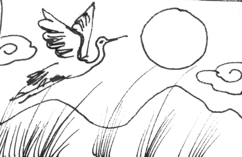 Bài thơ: Cái cò đi đón cơn mưa