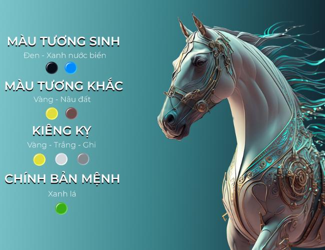 Tuổi Nhâm Ngọ 2002 hợp kỵ màu gì