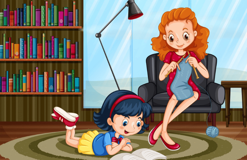 Bài học nhẹ nhàng cho bé trước khi ngủ