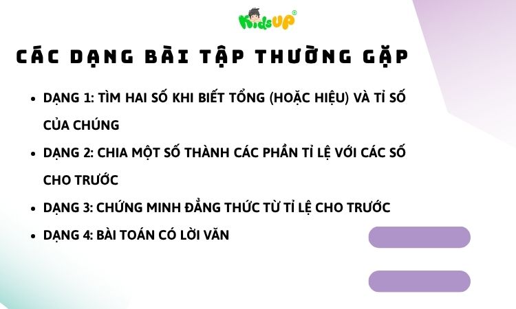Mẹo học nhanh các dãy tỉ số bằng nhau
