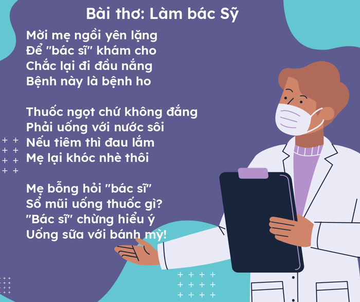 Bài thơ cho trẻ mầm non