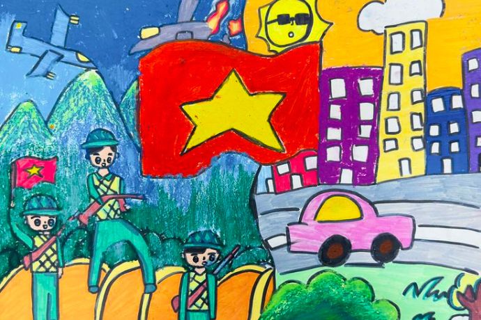 Tổng hợp 30+ tranh vẽ chú bộ đội đẹp nhất cho trẻ