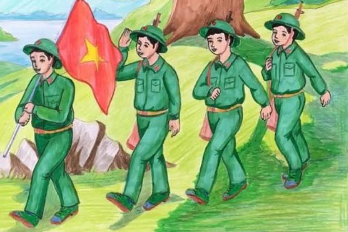 Tổng hợp 30+ tranh vẽ chú bộ đội đẹp nhất cho trẻ