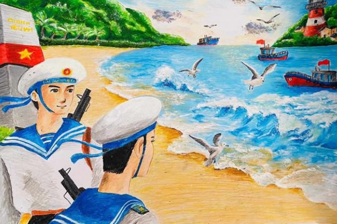 Tổng hợp 30+ tranh vẽ chú bộ đội đẹp nhất cho trẻ